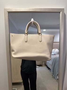 ZARA Faux Leather Shoulder Bag/Tote